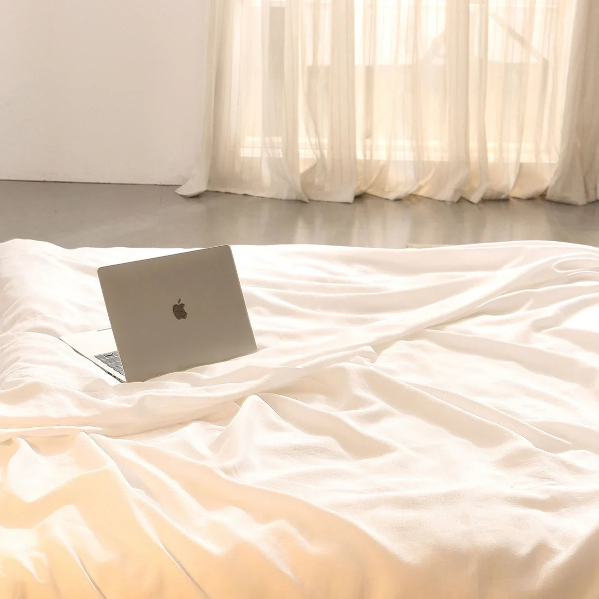 Pure linen Bed Sheet Set 4 Piece