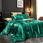 Solid Silk Bedding Set