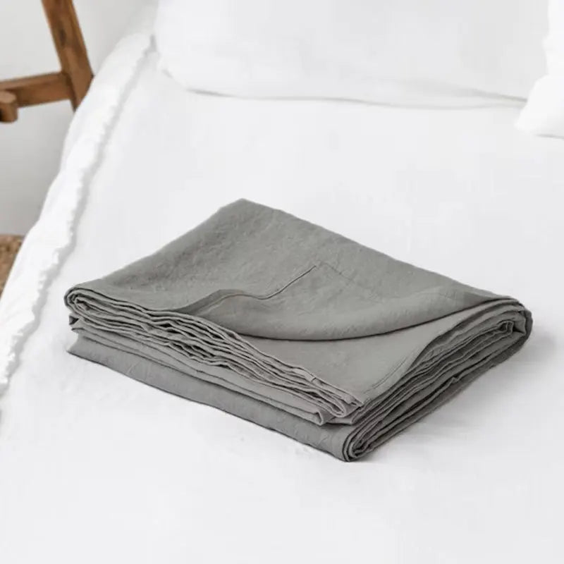 100% Pure Linen Bed Sheet | Flat Sheet Set 1pc