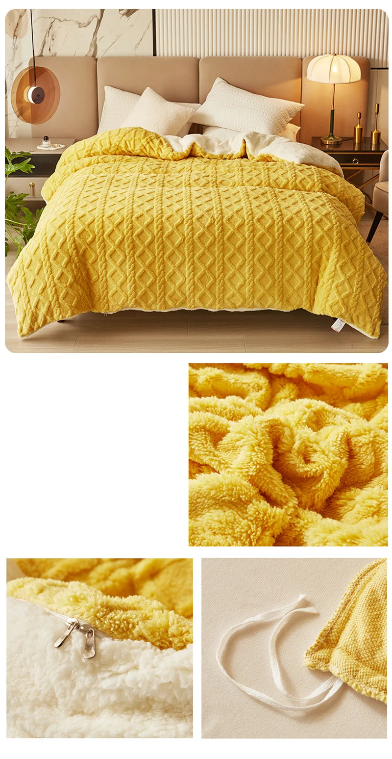 The Marlowe | Fleece Quilt Cover Duvet 1pc Set