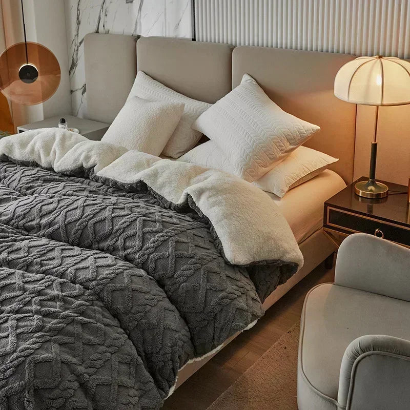 The Marlowe | Fleece Quilt Cover Duvet 1pc Set