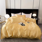 Nordic Satin Silk Bedding Set