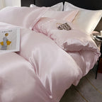 Nordic Satin Silk Bedding Set
