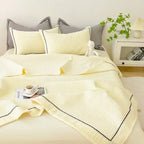 The Amara | French Style Yarn Quilted Duvet Set