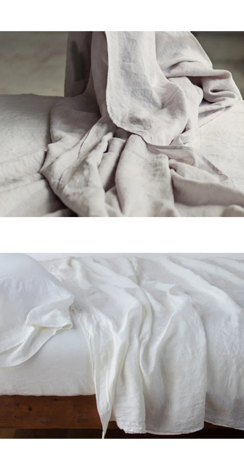 100% Pure Linen Bed Sheet | Flat Sheet Set 1pc