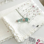 The Aurelia | Fresh Flower Embroidered Blanket Quilt Duvet Set