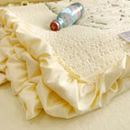 The Aurelia | Fresh Flower Embroidered Blanket Quilt Duvet Set