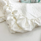 The Aurelia | Fresh Flower Embroidered Blanket Quilt Duvet Set