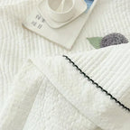 The Amara | French Style Yarn Quilted Duvet Set