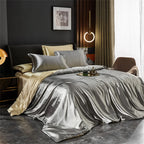 Solid Silk Bedding Set