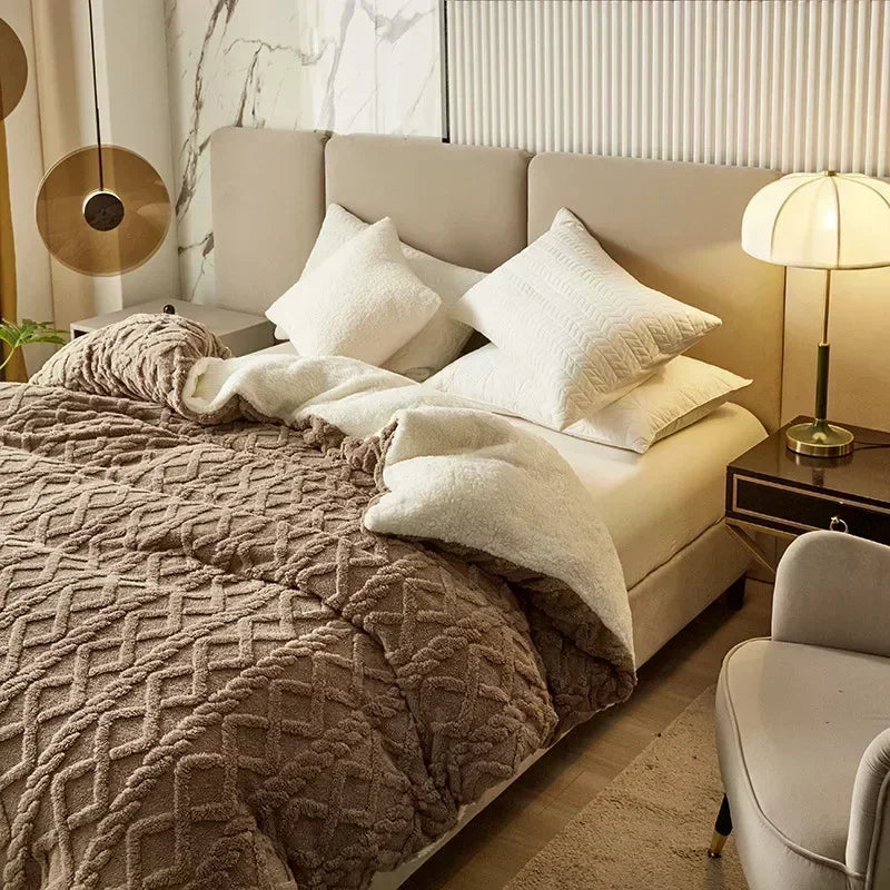 The Marlowe | Fleece Quilt Cover Duvet 1pc Set