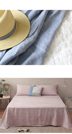 100% Pure Linen Bed Sheet | Flat Sheet Set 1pc