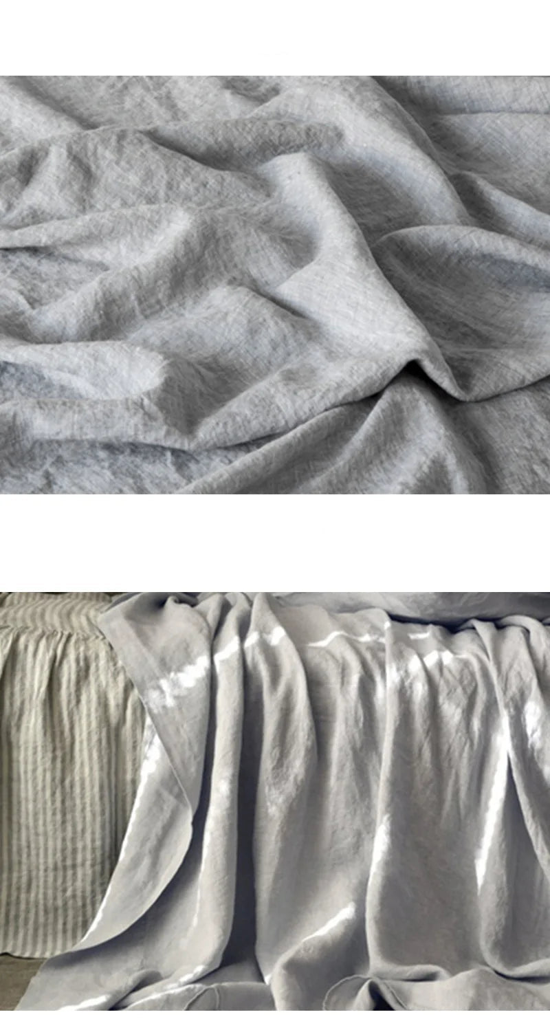 100% Pure Linen Bed Sheet | Flat Sheet Set 1pc