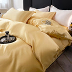 Nordic Satin Silk Bedding Set