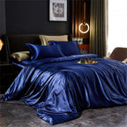 Solid Silk Bedding Set