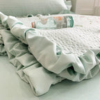 The Aurelia | Fresh Flower Embroidered Blanket Quilt Duvet Set