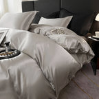 Nordic Satin Silk Bedding Set