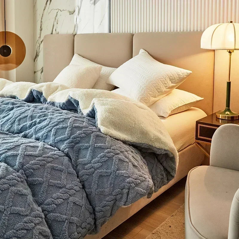 The Marlowe | Fleece Quilt Cover Duvet 1pc Set