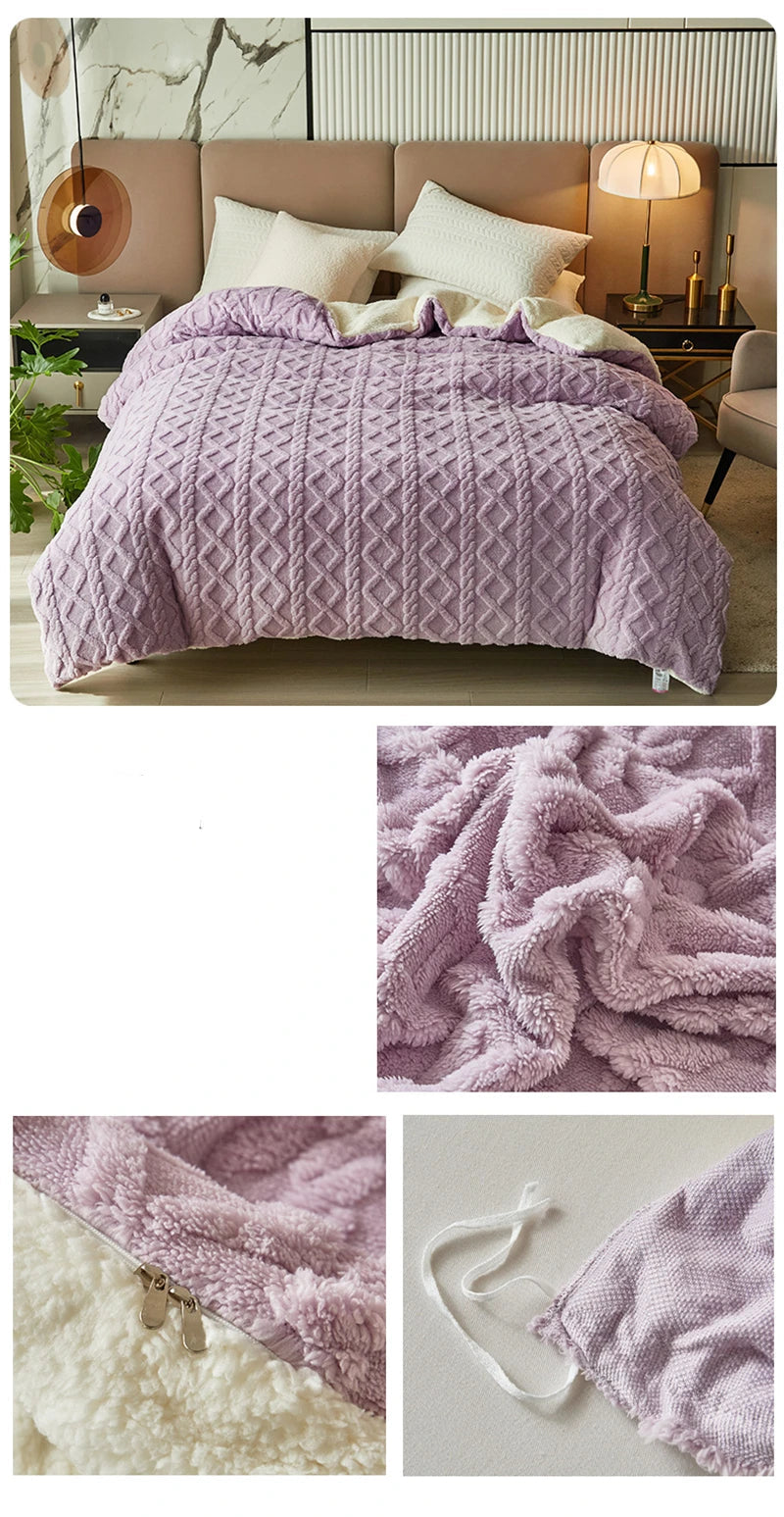 The Marlowe | Fleece Quilt Cover Duvet 1pc Set