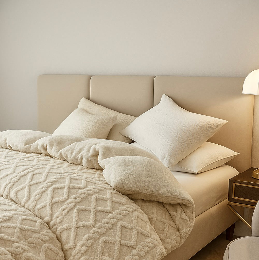 The Marlowe | Fleece Quilt Cover Duvet 1pc Set